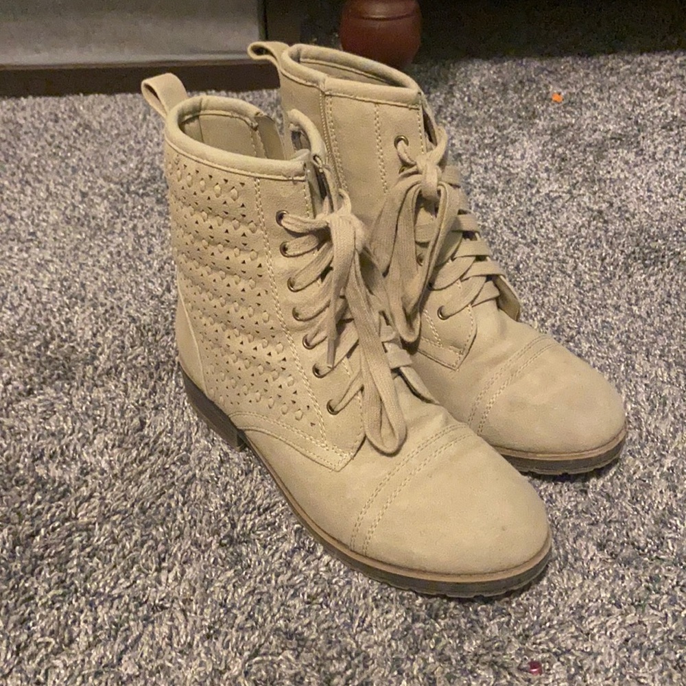 Khaki Boots